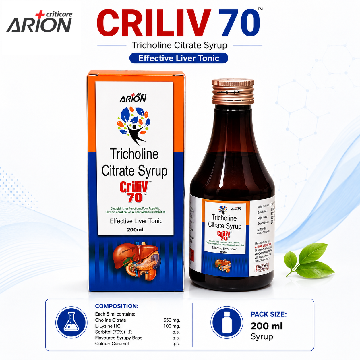 Criliv 70 Syrup