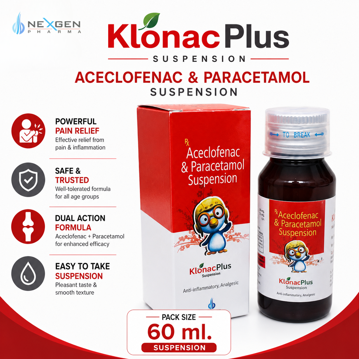 Klonac Plus Suspension