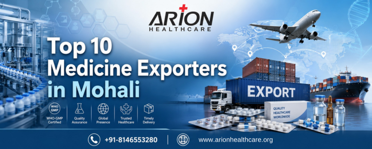 Top 10 Medicine Exporters in Mohali