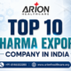 Top 10 Pharma Export Company in India